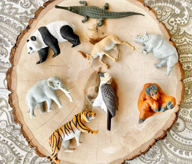 Zestaw Figurek w Tubie TOOB Safari Ltd. - Zwierzęta Azji